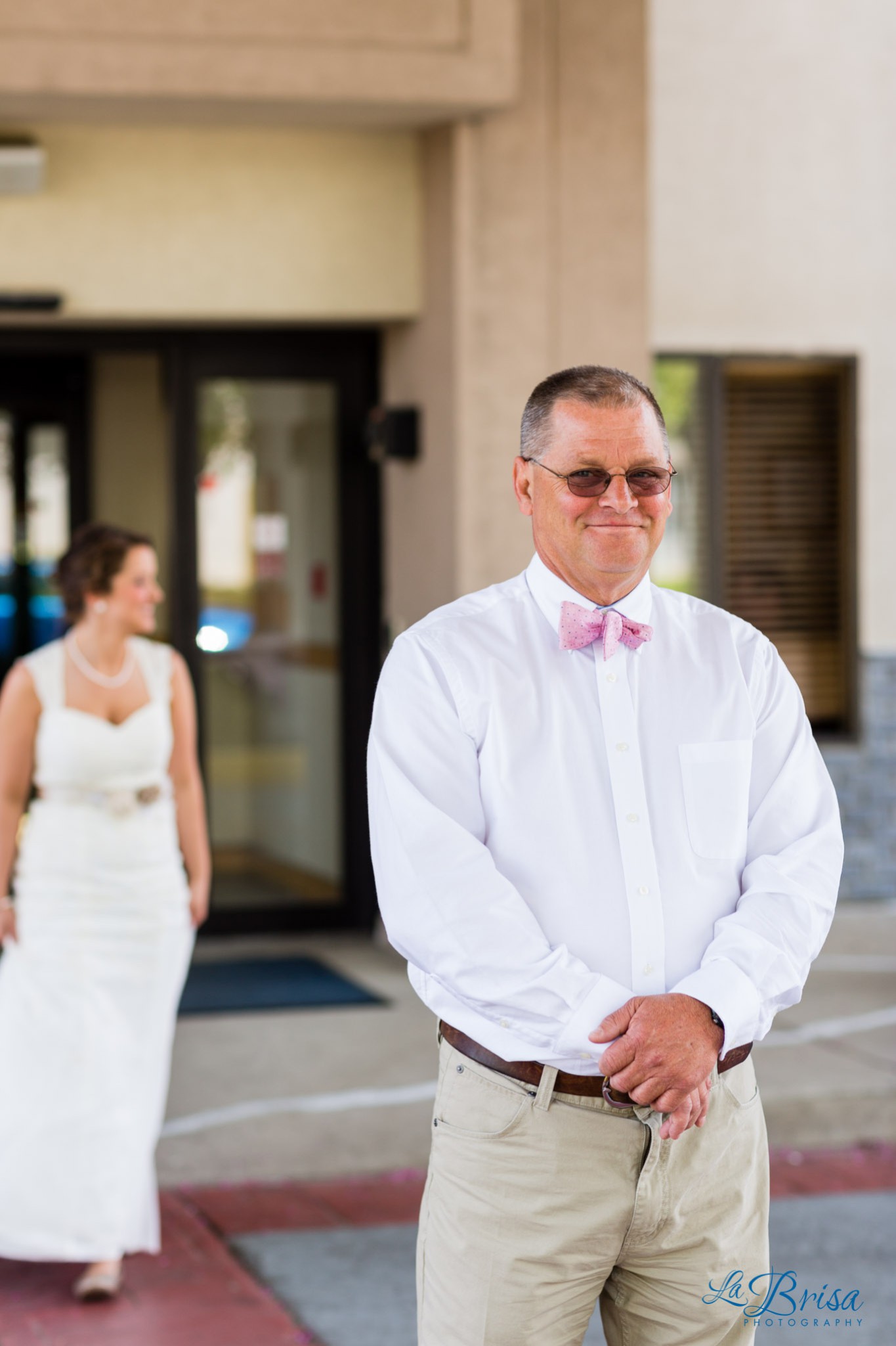 Father Daughter First Look Wedding Photography