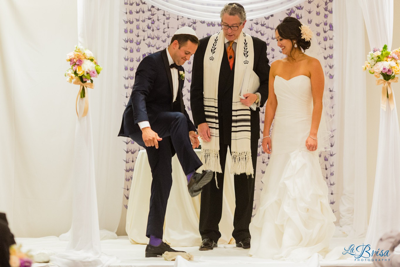 Breaking Glass Jewish Wedding Tradition Westin St Francis San Francisco Chris Hsieh La Brisa Photography