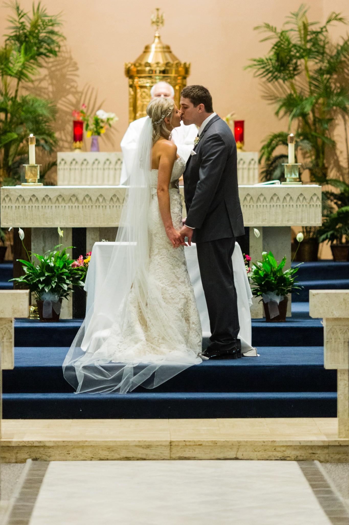 Wedding Ceremony St Mary's Lincoln Nebraska La Brisa Photography Chris Hsieh