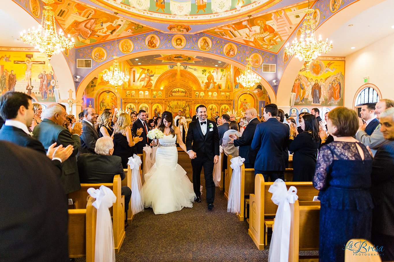 Wedding ceremony at Antiochian Orthodox Church of the Redeemer Wedding Ceremony