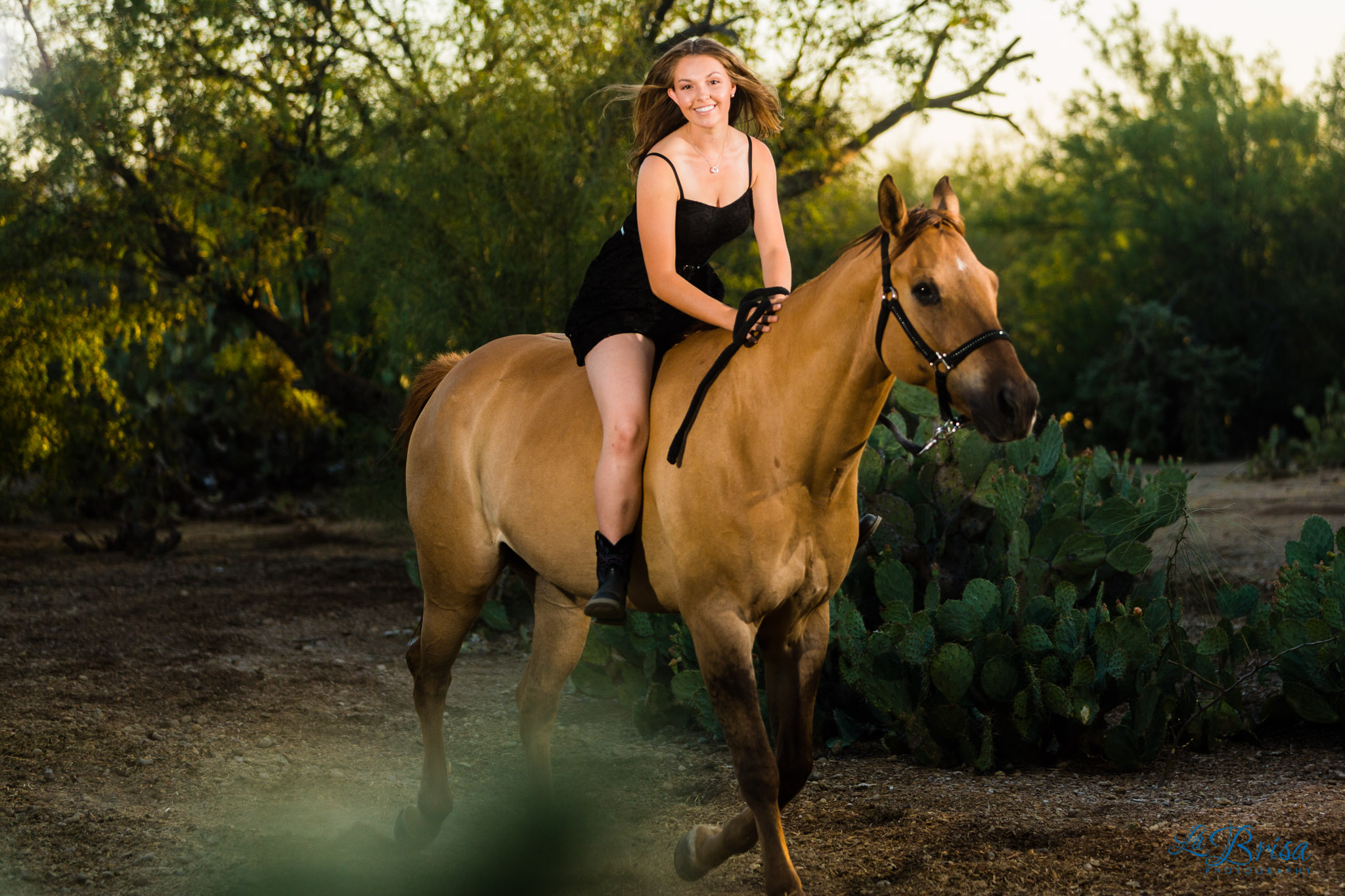 Tucson Horse Ranch Senior Portrait