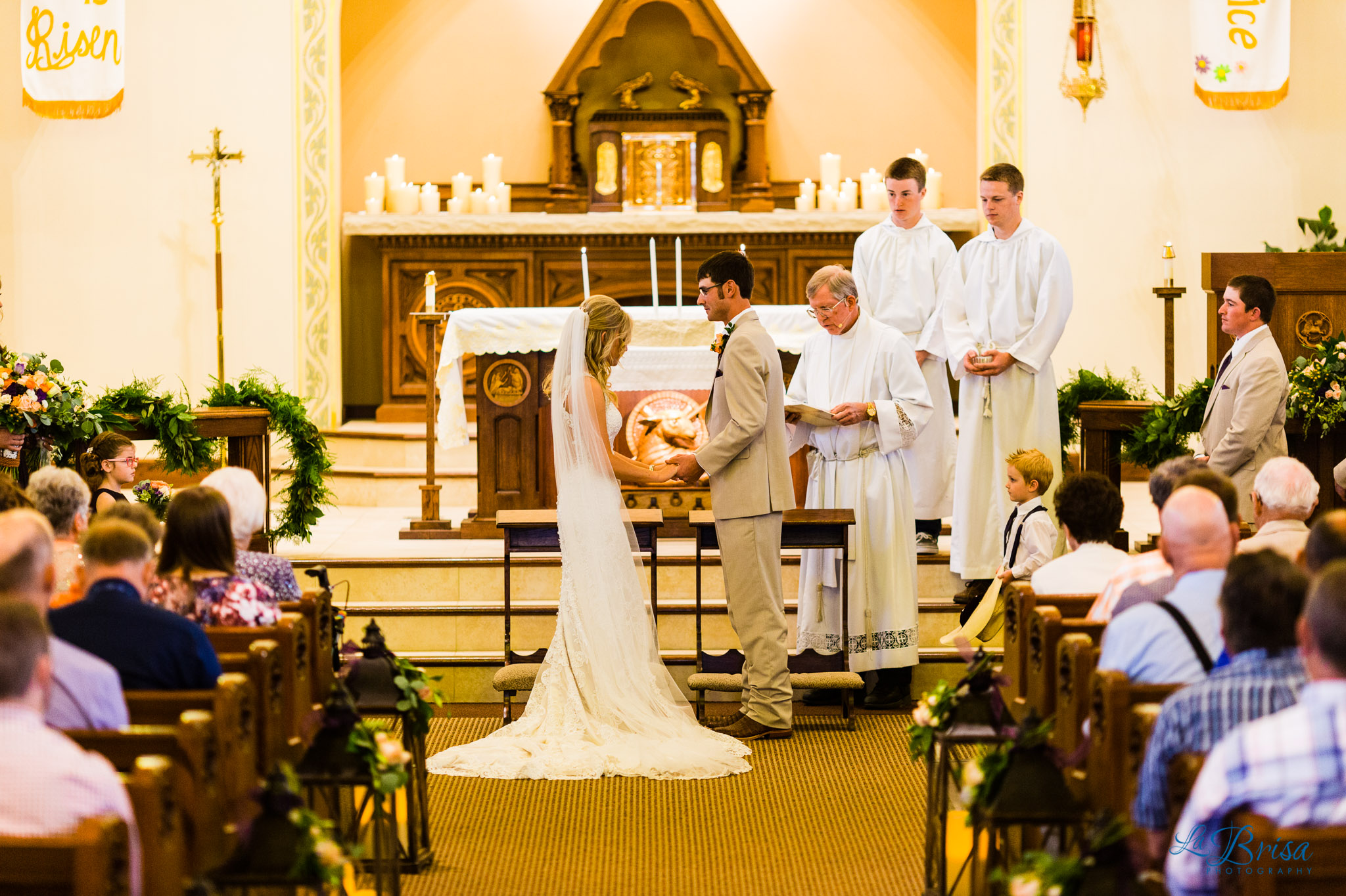 st bernard catholic church wedding ceremony