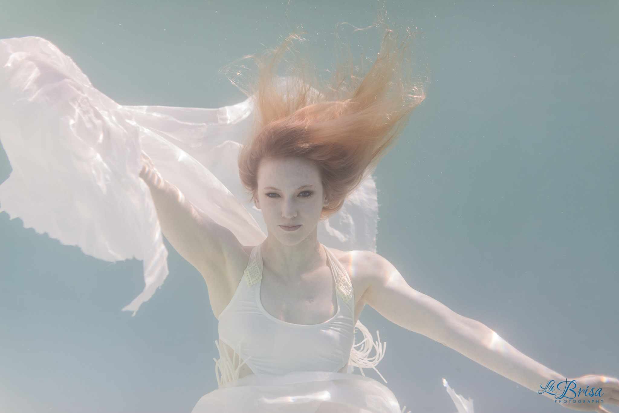 Underwater Fashion Model