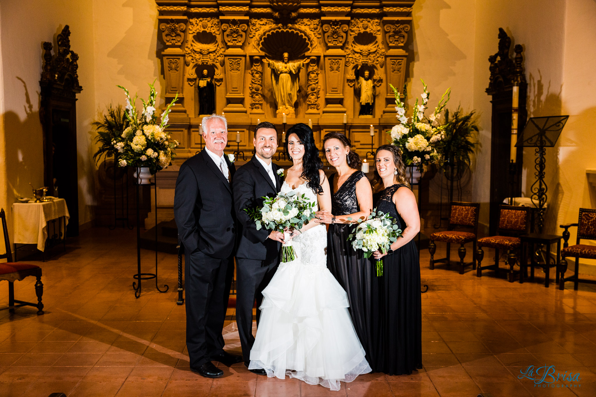 Brophy Chapel Wedding Family Portrait