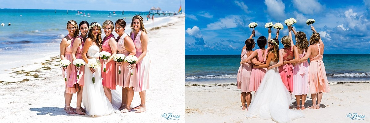 the dainty yard bridesmaid dress cancun destination beach wedding