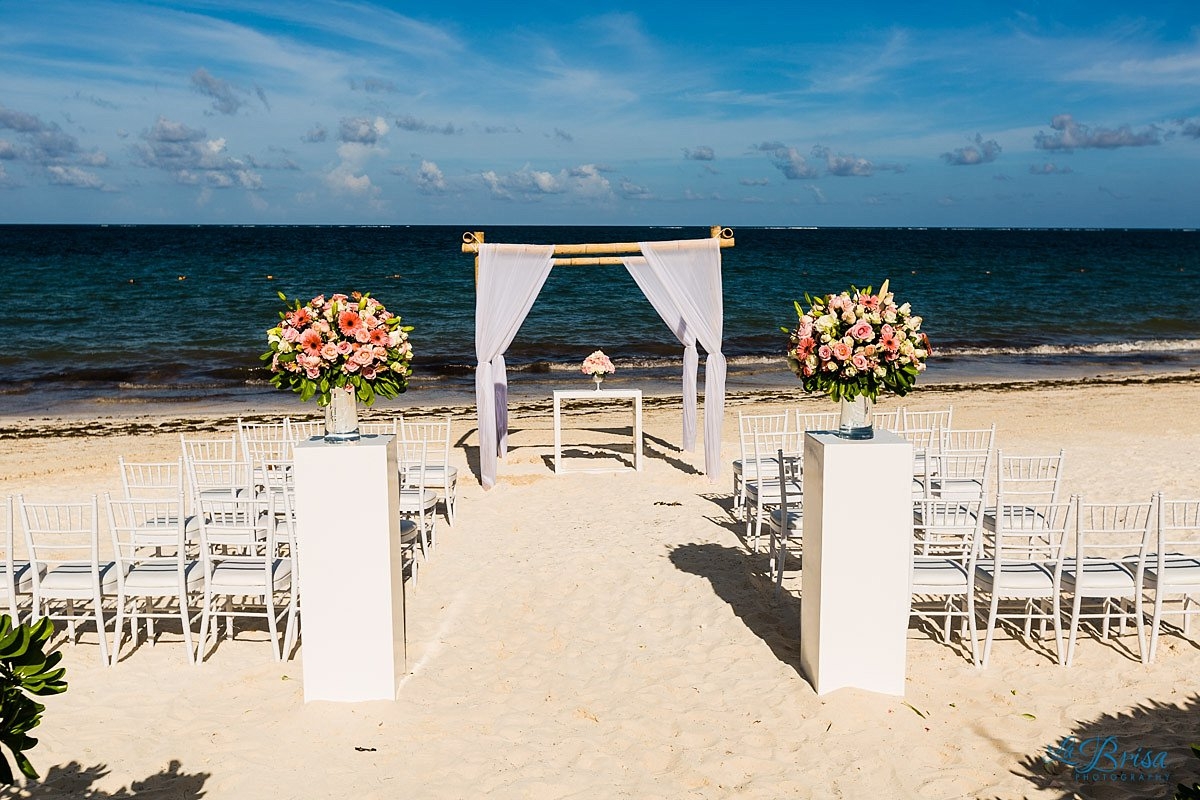 beach ceremony now sapphire riviera cancun destination wedding