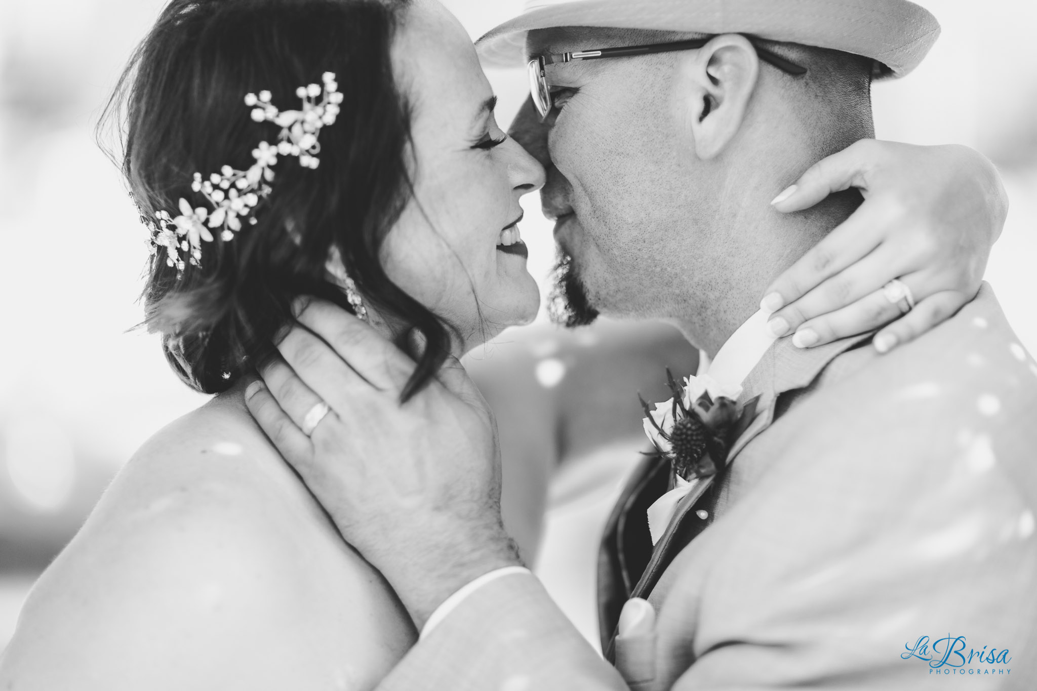 bride groom almost kissing gatsby theme wedding
