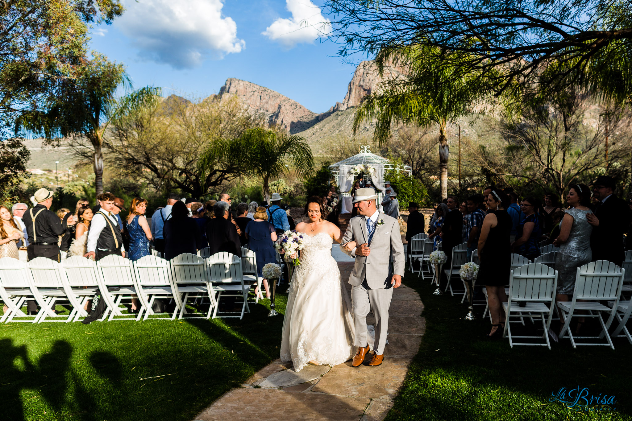buttes at reflections wedding recessional