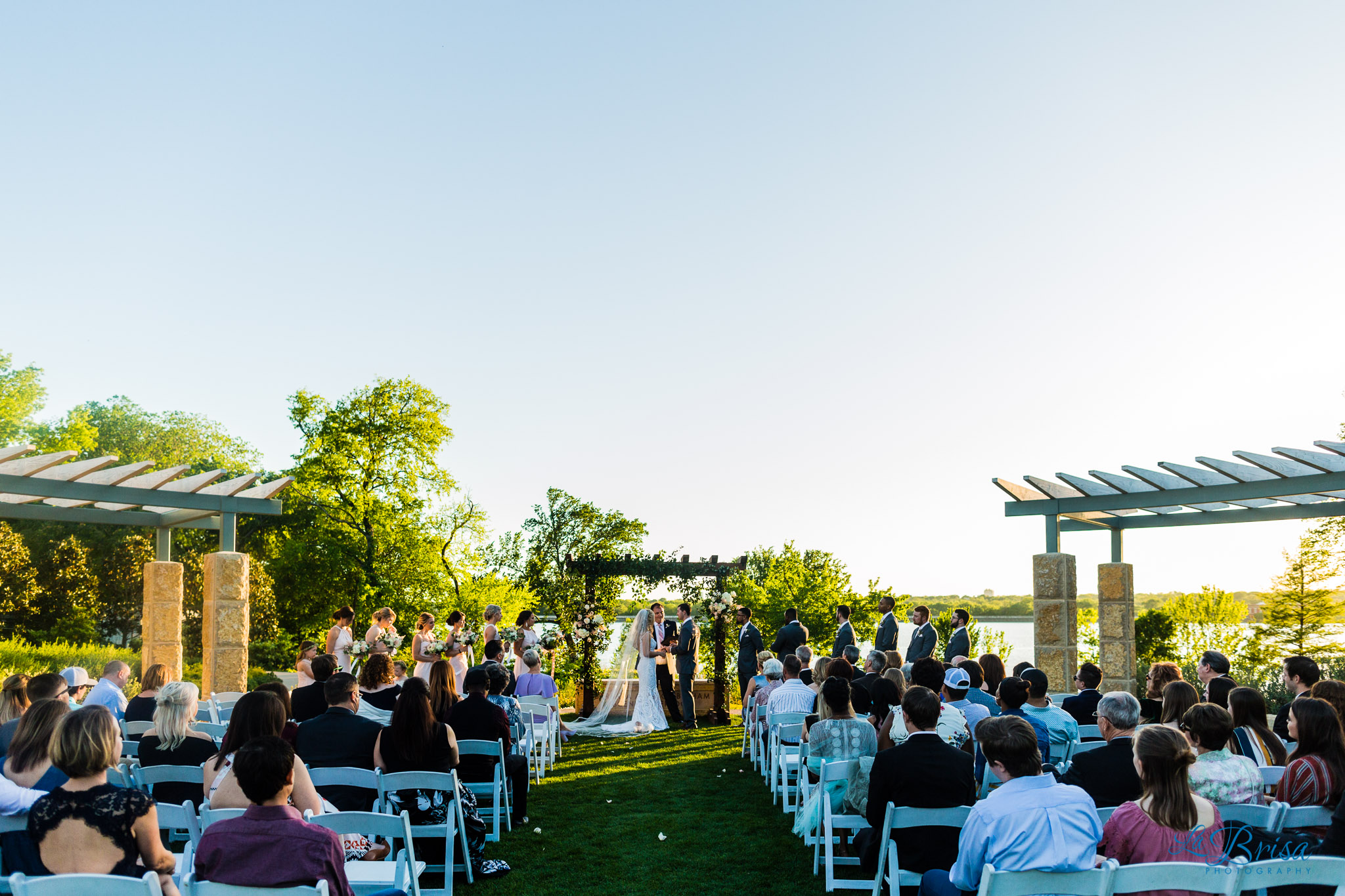 dallas arboretum and botanical gardens wedding ceremony