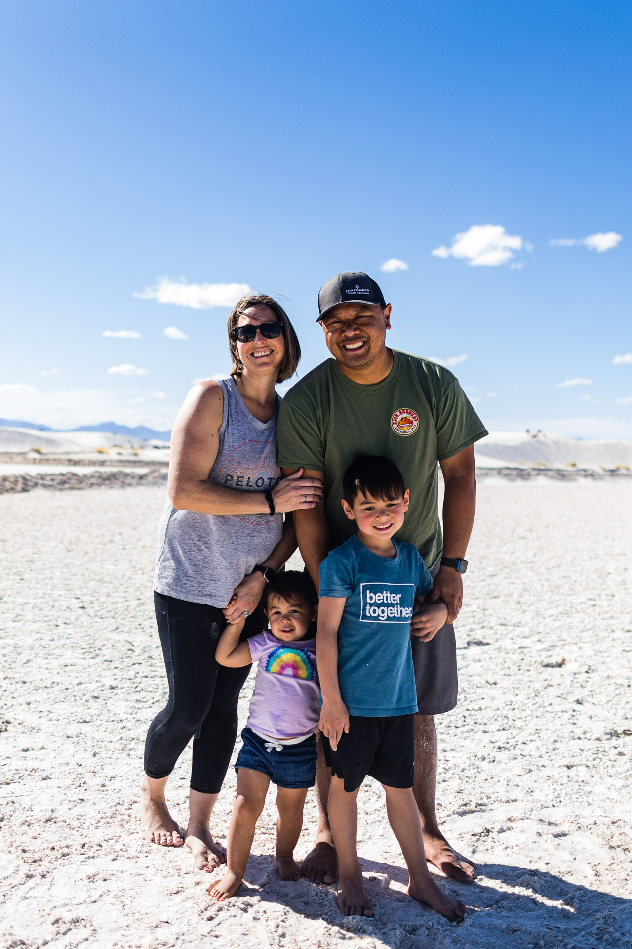 Hsieh Family at White Sands