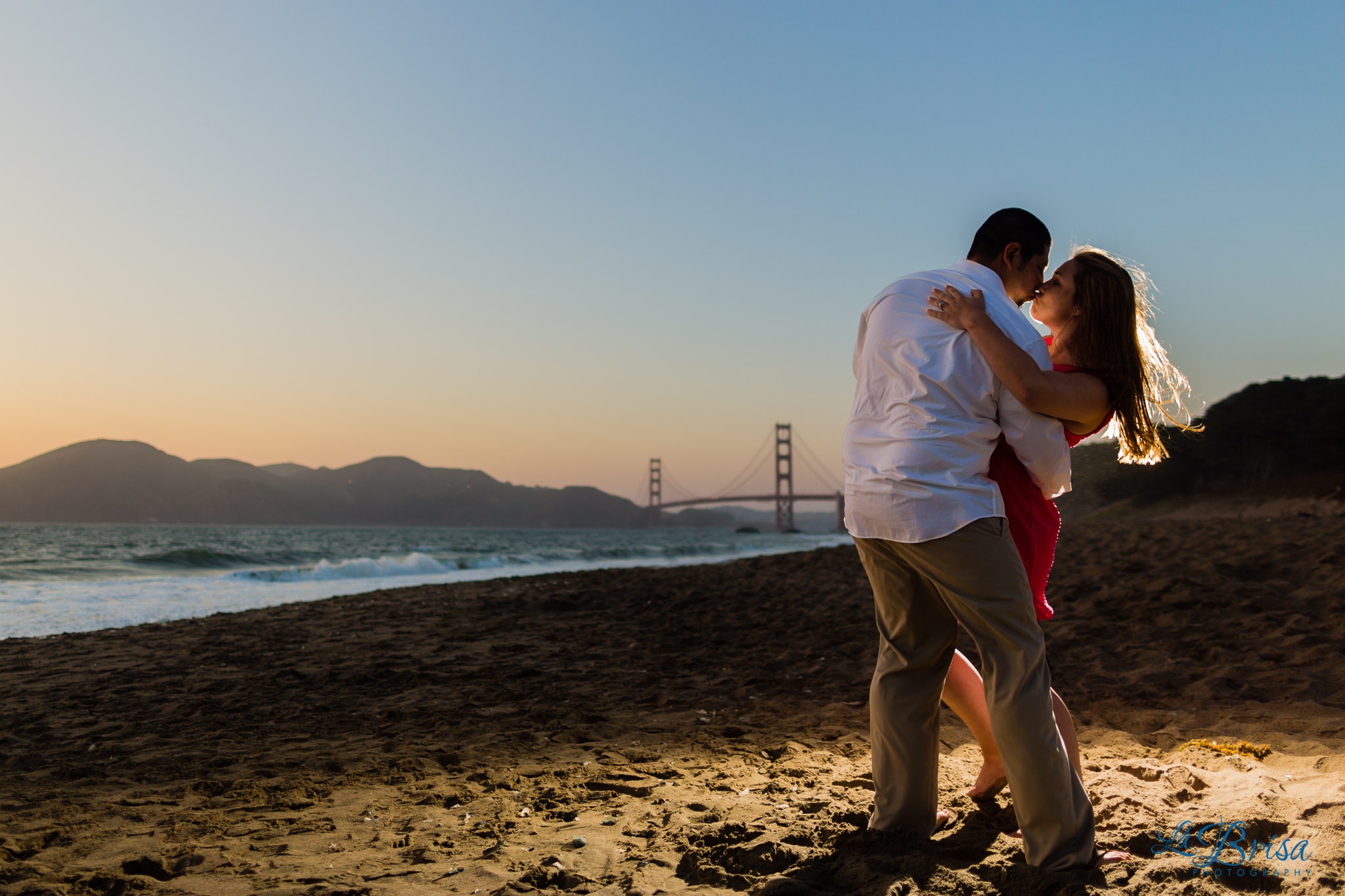 Engagement Session Golden Gate Bridge Baker Beach La Brisa Photography Chris Hsieh